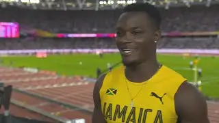 WCH 2017 London - Omar McLeod JAM 110 Metres Hurdles Semi Final 1