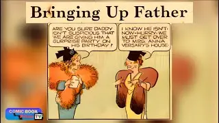 The surprise birthday party ￼-Bringing up father by George McManus Jiggs and Maggie #shorts #comics 