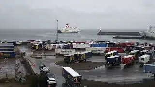 Stena Europe actual final departure from Rosslare Harbour