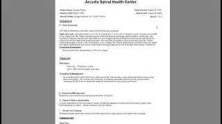 BulletProof EMR - Printing the SOAP Note