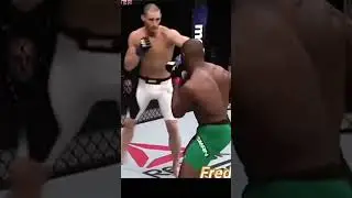 The Explosive Power and Control of the Nigerian Nightmare vs Strickland #shortsfeed #ufc #mma#viral