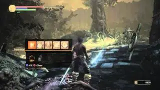 Dark Souls III - Farron Keep: Rotton Ghru Curved Sword Information Text Details Sequence PS4