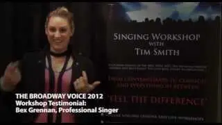 The Broadway Voice Workshop- Vocal Alchemy - Testimonial: Rebecca Grennan