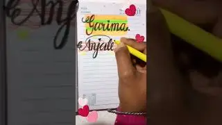 Requested name ✨ Comment your name 😄 #shorts #calligraphy |Small Art Gallery|
