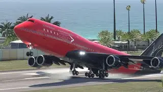 Epic FAIL Takeoff Attempt &ndash; Boeing 747 at St. Maarten Beach Airport