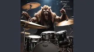 120 Bpm Total Blast Metal Black Drums Track