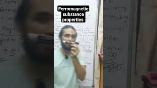 Ferromagnetic substance #shorts