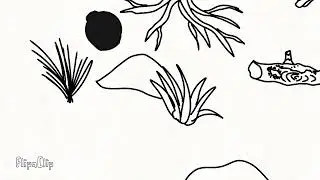 caiman hunts a fish | FlipaClip Animation