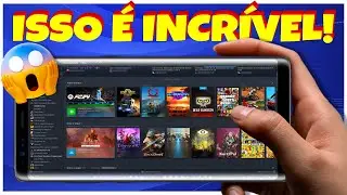 Como JOGAR QUALQUER game da STEAM no CELULAR pelo Steam Link