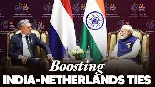 PM Modi holds a bilateral meeting with Dick Schoof, Prime Minister of the Kingdom of Netherlands