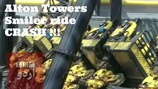 Alton Towers Smiler crash: Four seriously hurt.