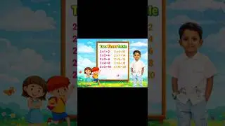 learn multiplication table of 2, table of 2, 2 ka pahada, two times table #everydaymaths#viralvideo
