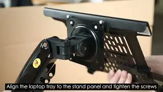 Elevate Your Workspace! Laptop Mount Tray for Monitor Arms & Stands | North Bayou&reg;