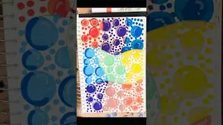 bubbles #art #bubbles #meditation #meditativemandalaart #millionviews #shortsfeed #artreels