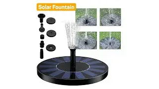 Fountain Garden Waterfall Floating Solar 2021
