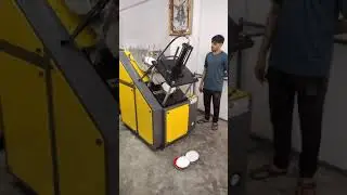Fully Automatic high speed paper plate Forming machine with circle feeding call : +91 97275 10387