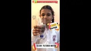 DIY Mini Water Filter / Sediments Filter Science Project Grade 3 / Kids Science Experiments
