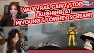 IDONTREMEMBERWHERETHESHIPIS! Valkyrae can't stop laughing at Miyoung's cute, LOWKEY SCREAM in CHAOS!