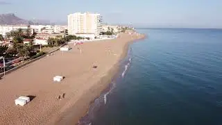 Playa de Les Bovetes. Hotel Los Ángeles. Denia