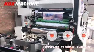 Metalize PET film lamination. Italian hot knife laminator laminating plastificazione plastificatrice