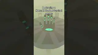 DESTROYING a Natural Disaster Survival server.. #roblox #naturaldisastersurvival #hacker #c00lkidd