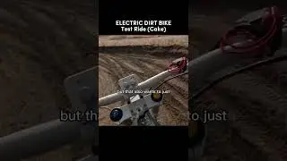 Electric Dirt Bike | Crazy!🤯 #electricdirtbike #dirtbikevideos #ridecake #electricmotorbike #shorts