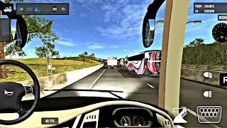 2024 Indonesia Bus Simulator | Bus Simulator Mobile Gameplay | Hunter Driving POV