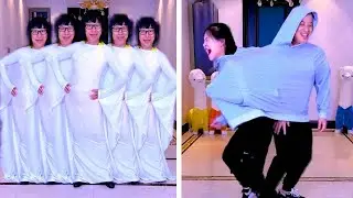 Family Games丨Left Or Right Blind Selection Outfit Challenge ~ Whose Is The Funniest?#Funny