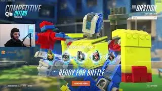 Dafran BASTION COMPETITIVE Gameplay! [ OVERWATCH VOD Replays ]