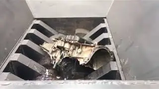 Extreme Dangerous Engine Crusher Machine in Action, Crush Everything & Car's Engine Shredder Modern