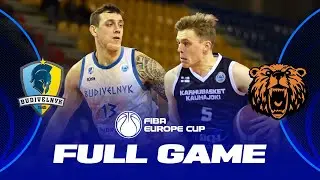 BC Budivelnyk Kyiv v Karhu Basket | Full Basketball Game | FIBA Europe Cup 2022-23
