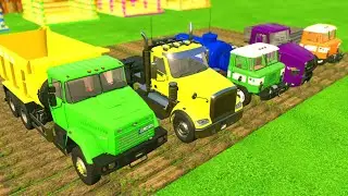 TRANSPORTING POLICE CARS, FIRE DEPARTMENT, AMBULANCE EMERGENCY VEHICLES WITH TRUCKS ! FS22