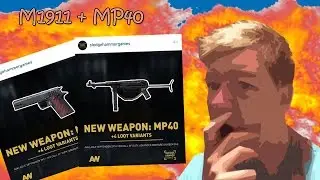 NEW GUNS! - COD Advanced Warfare DLC GUNS! (M1911 + MP 40)