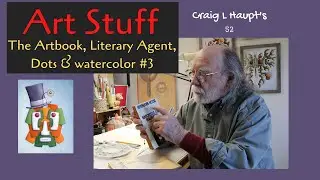 Art Stuff 52 Artbook, Literary Agent, 5 x 7 drawing. #clhauptartep52
