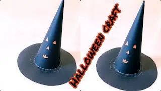 Halloween witch craft at home,#witchcap #witchcraft #witchcapathome #craftsathome #diy