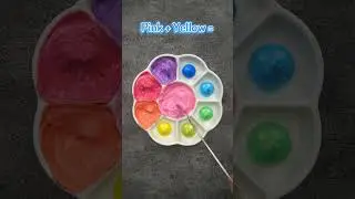 mixing rainbow metallic color vs Pink - Wait to the end color!
