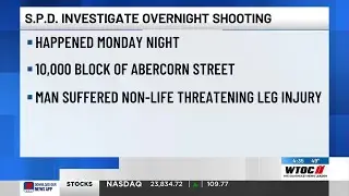 One person injured in shooting in the 10,000 block of Abercorn St.