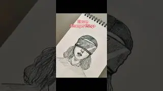 eleven drawing (stranger things) #shorts #drawing #eleven #trending #viral  #ytshorts #youtubeshorts