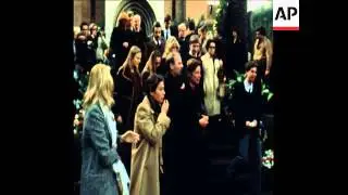 SYND 16 12 78 FUNERAL OF GERMAN SHOT BY ITALIAN PRINCE VICTOR EMMANUEL IN CORSICA