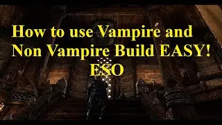 ESO How to Use Vampire and Non Vampire Builds with Armory Station