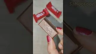 Kitkat Chunky Miniatures ❤️😋#chocolate #unwrapping #asmr #yummy