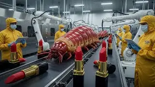 Amazing Cosmetic Technology: Lipstick Manufacturing Factory (Start to Finish)