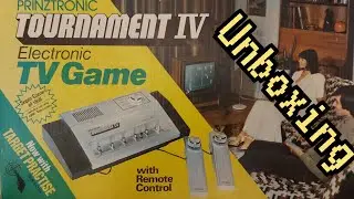 Prinztronic Tournament 4 IV 1978 TV Game Unboxing console