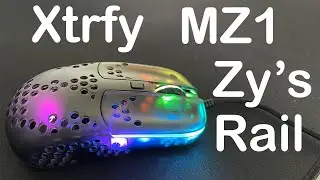 Xtrfy MZ1 (Zy's Rail) Mouse Review - Rocket Jump Ninja Design!