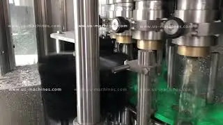 Beer glass bottle filling machine