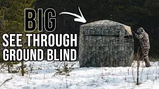 3-4 Person See Through Ground Blind!! | TideWe Outdoors Review