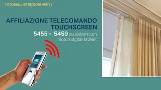 Affiliazione telecomando touchscreen 5455/5459 su sistemi con motori digitali M2Net - Mottura Spa