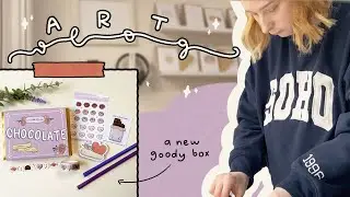 A Day in the Life Artist Vlog - Small UK Art Business - Cosy Aesthetic Behind the Scenes