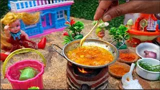 Miniature Village Cooking ASMR 🍳 | Real Fire Tiny Food Alu Patos Mini Cooking That Will Blow Your