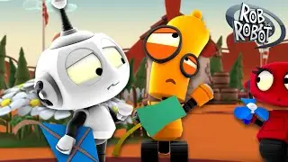 Kite Crisis on Windy Planet 🪁 | Rob the Robot | Kids Educational Cartoons
